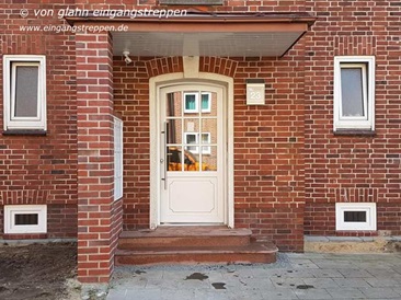 Eingangstreppe bauen aus Granit, Cuxhaven, Niedersachsen