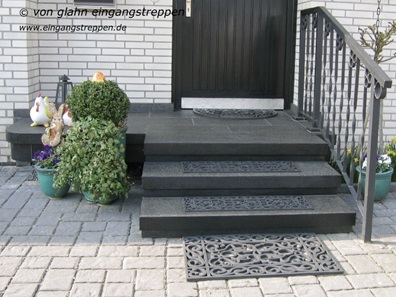Eingangstreppe aus Naturstein bauen lassen, Buxtehude, Niedersachsen