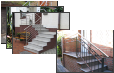 Treppengeländer für Außentreppen mit Link zur Bildergalerie